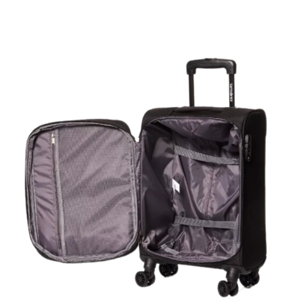 Mala Samsonite Bahia Bordo Pequena Preta - Imagem 4